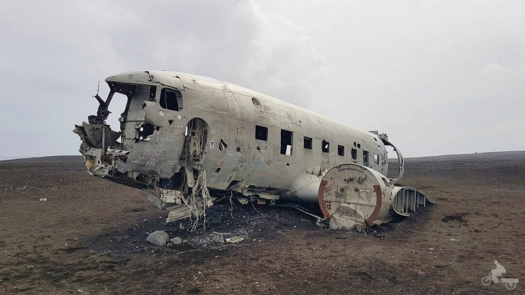 avion abandonado islandia