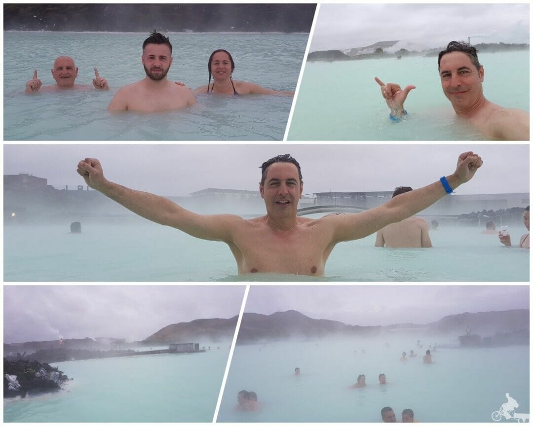 baño en blue lagoon islandia