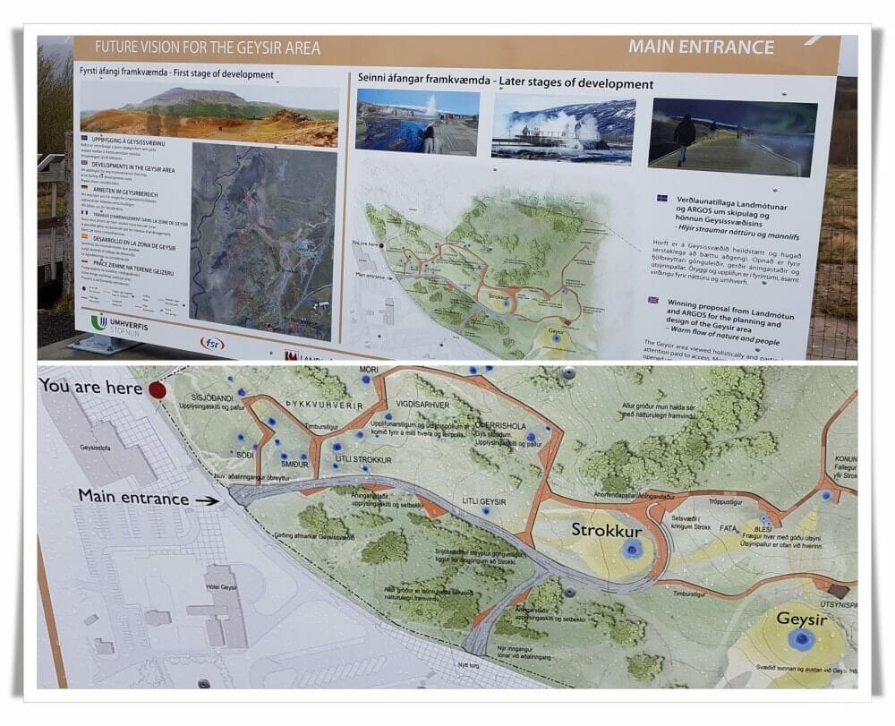 mapa parque geysir islandia