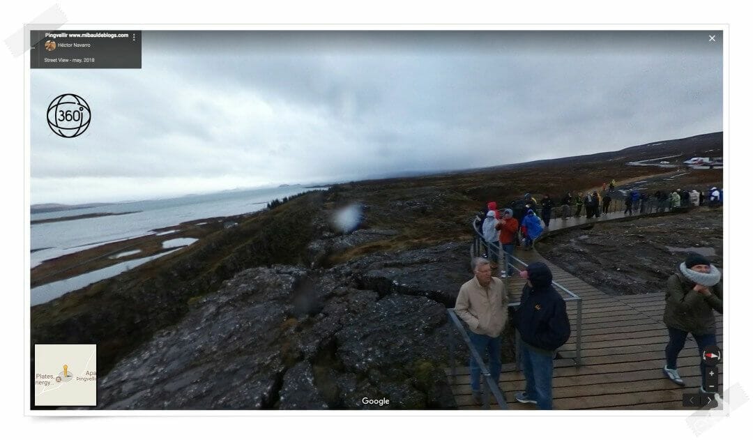 pingvellir en 360 círculo de oro