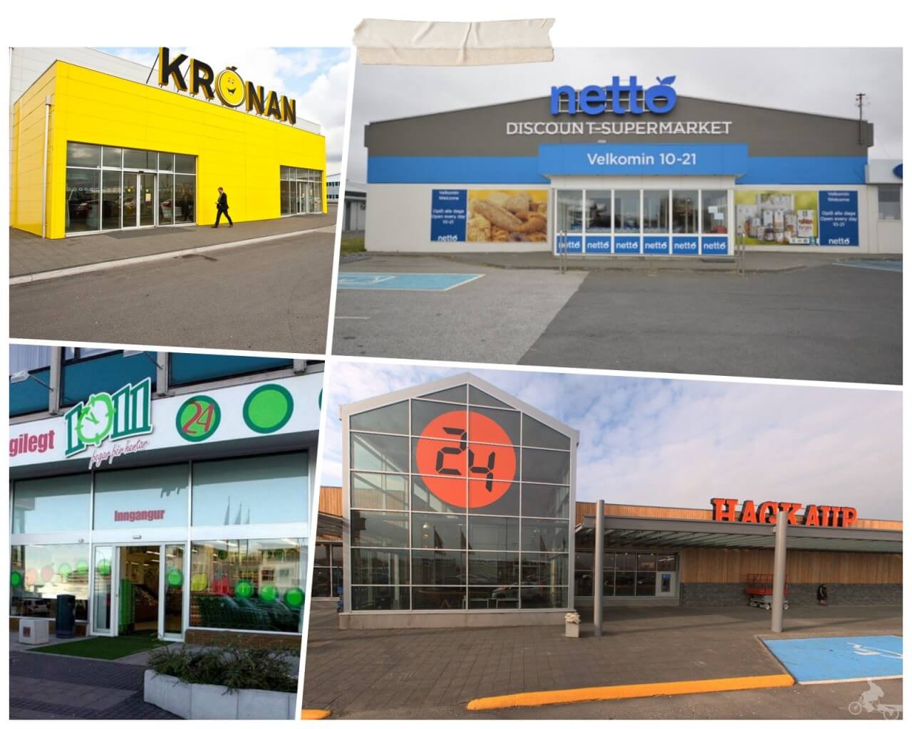 supermercados islandia netto kronan