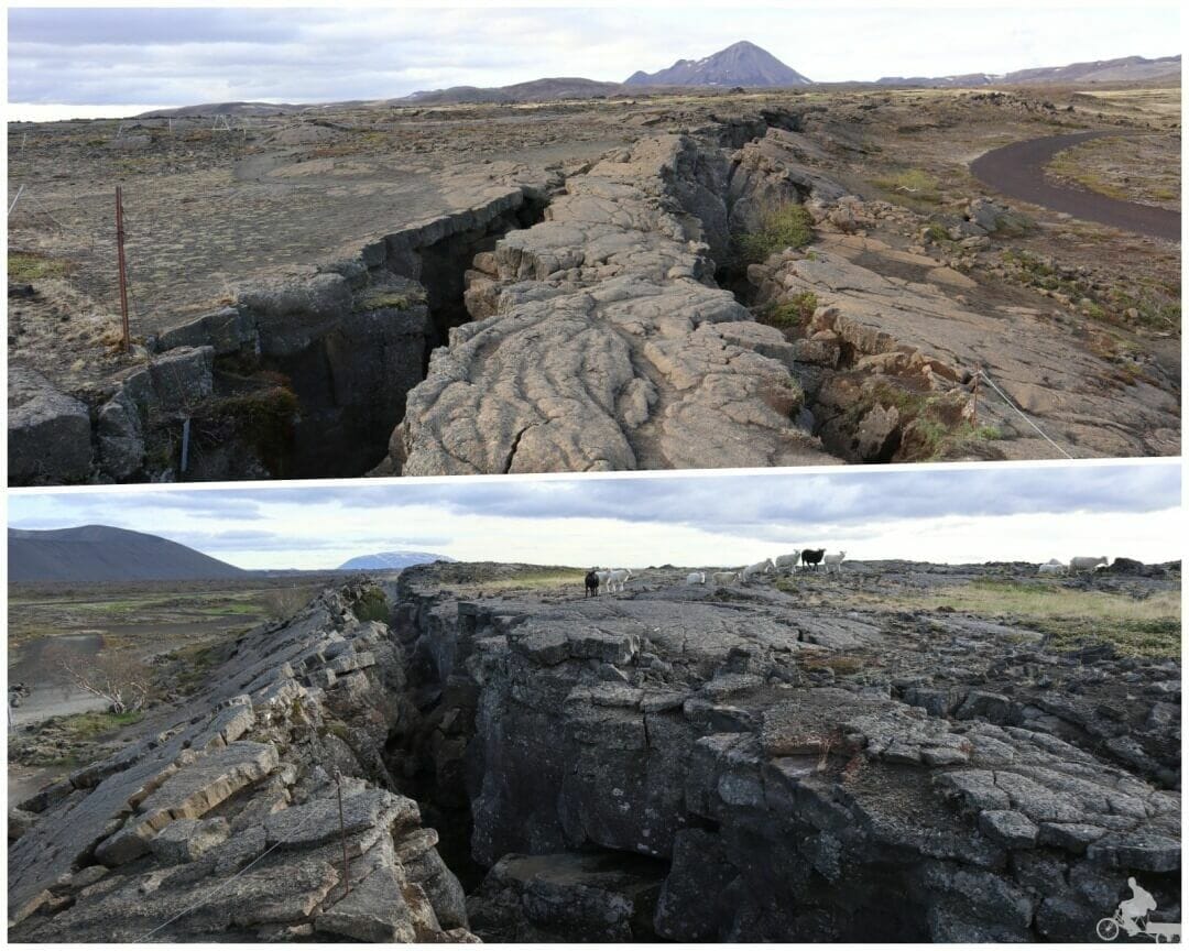 Cueva Grjotagja grieta