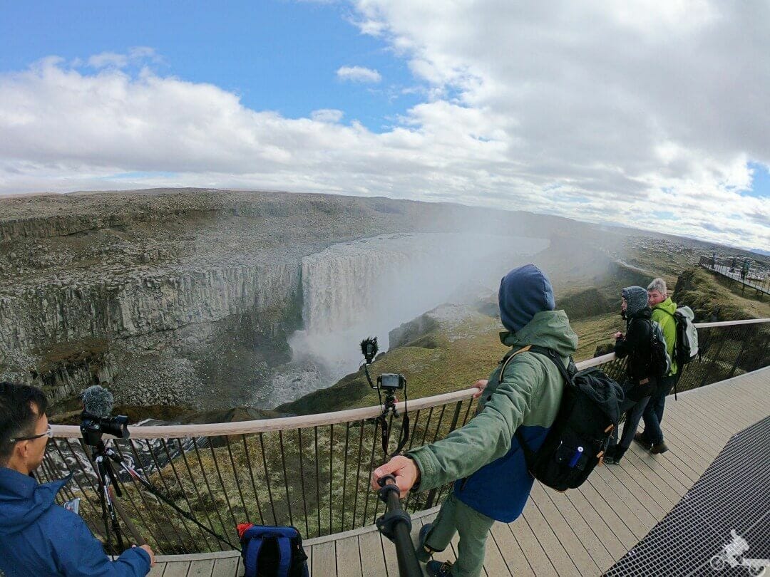 mirador cascada Dettifoss Islandia