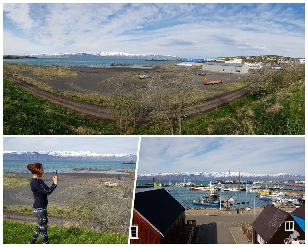 panorámica de Husavik islandia