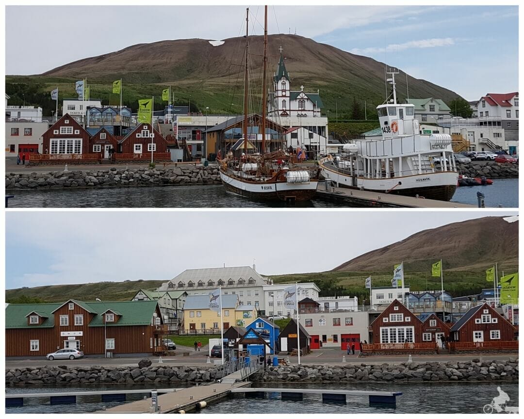 puerto de Avistamiento de ballenas en Husavik