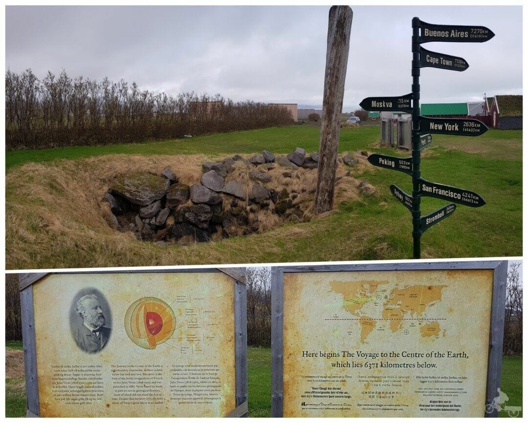 Monumento julio Verne islandia Arnastapi