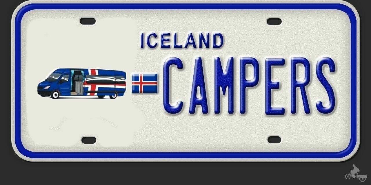 Autocaravana Islandia, Placa
