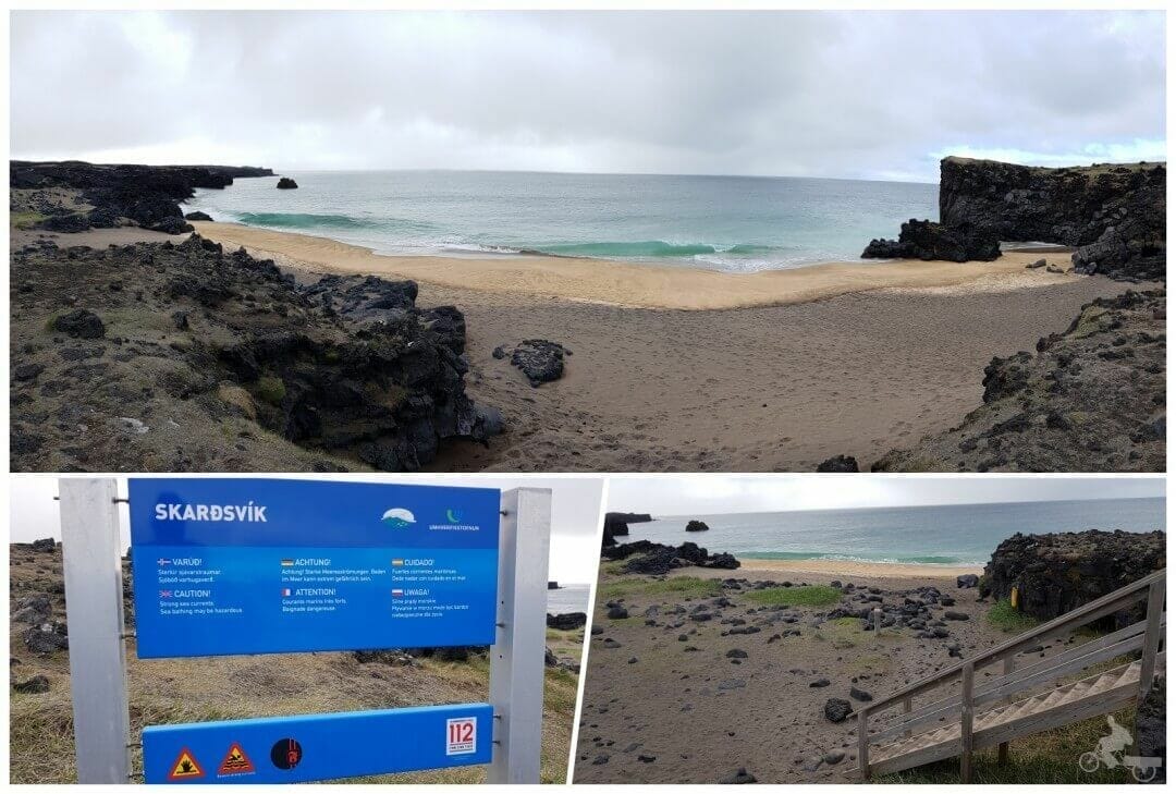 playa skardsvik islandia