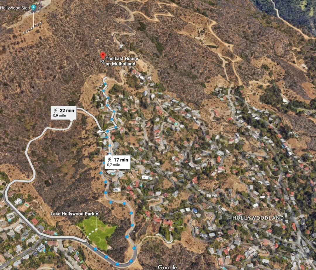lake hollywood park a last house on mulholland