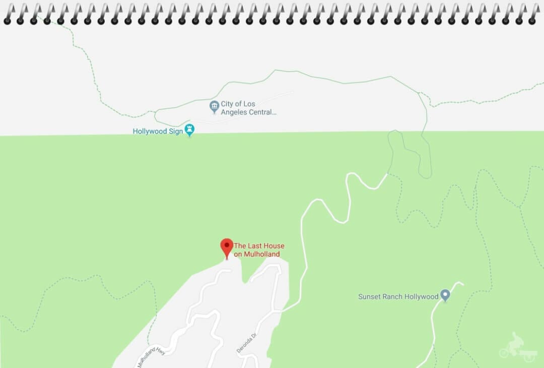 mapa last house on mulholland