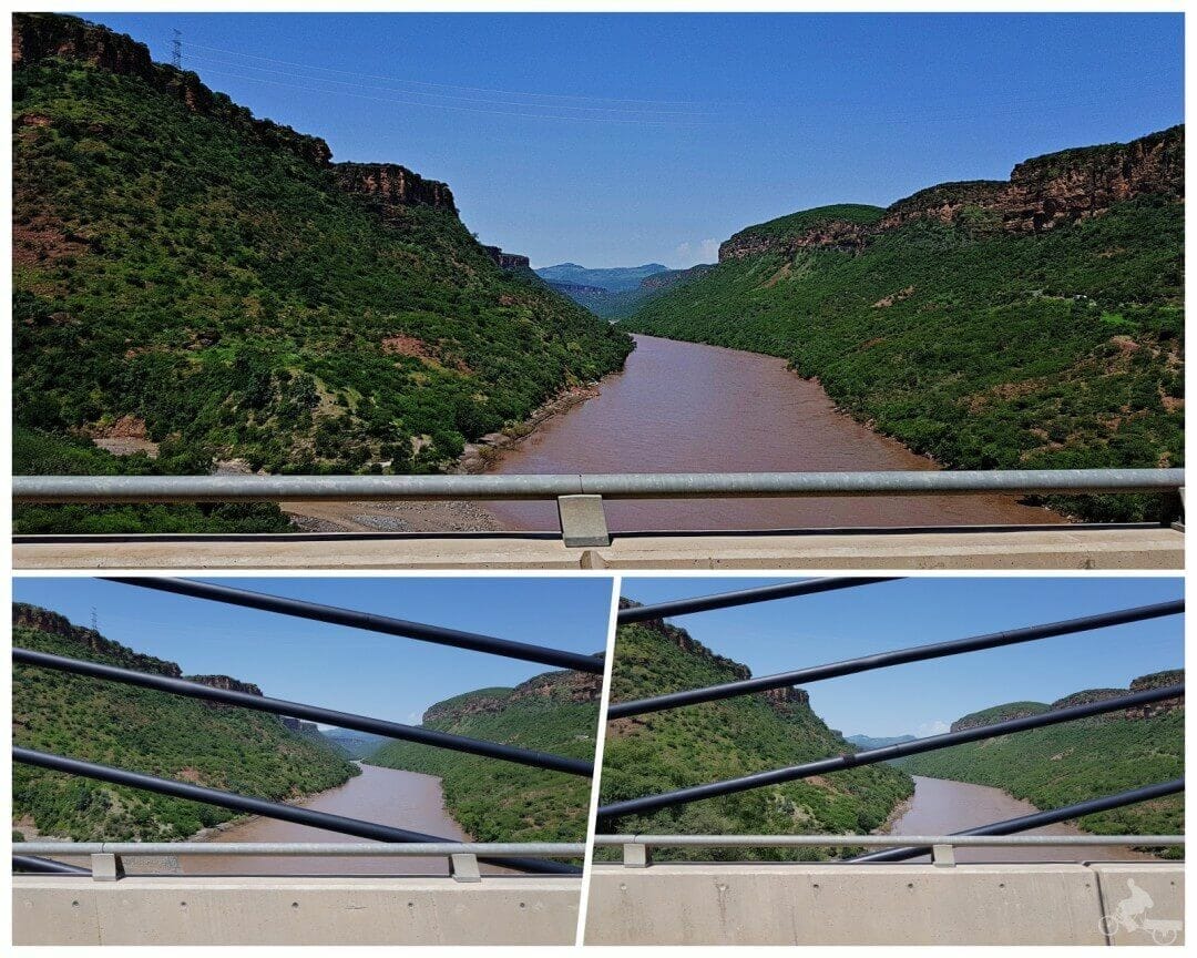 puente sobre rio nilo azul
