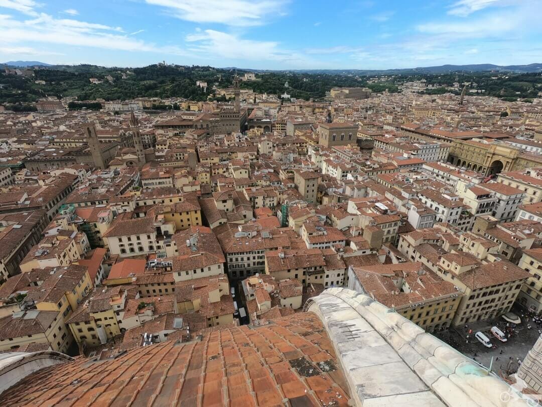 vistas desde la cúpula de la catedral de FLORENCIA