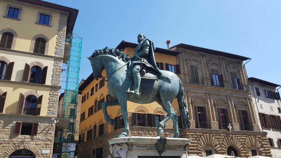 Free Tour por Florencia, estatua ecuestre de Cosme I de Medici