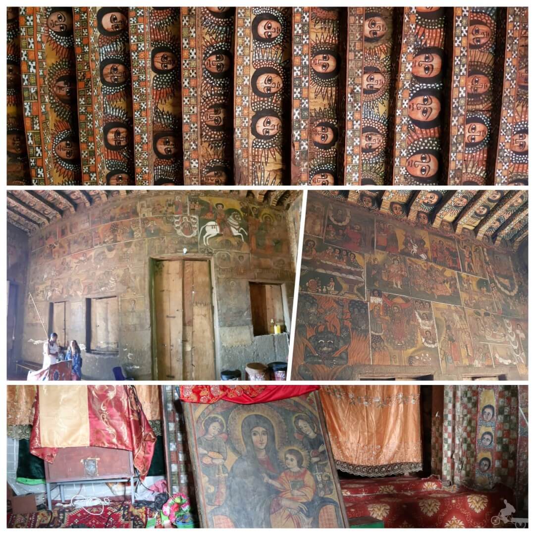 pinturas iglesia de Debre Birhan Selassie
