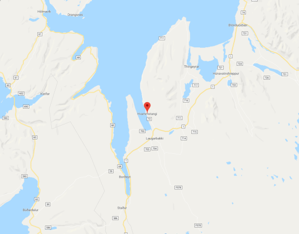 Hvammstangi mapa