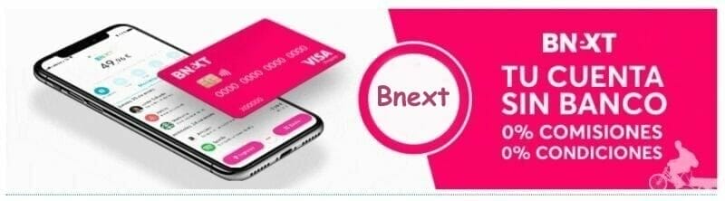bnext tarjeta prepago sin comisiones