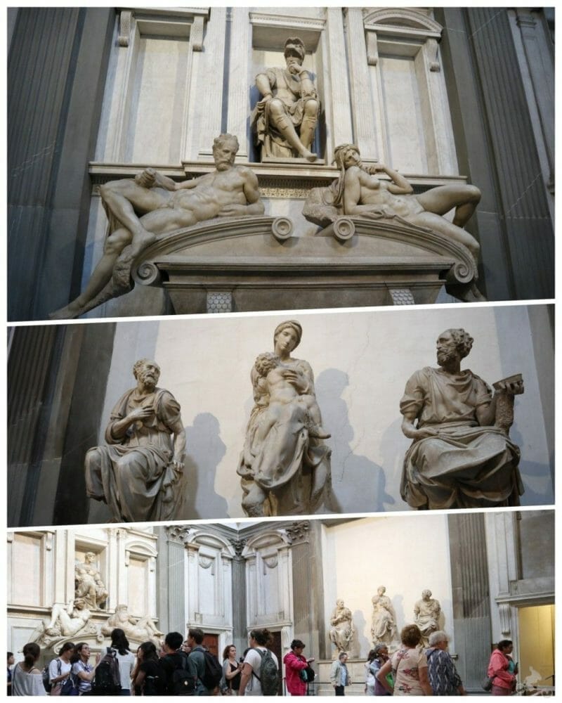 capilla medici estatuas