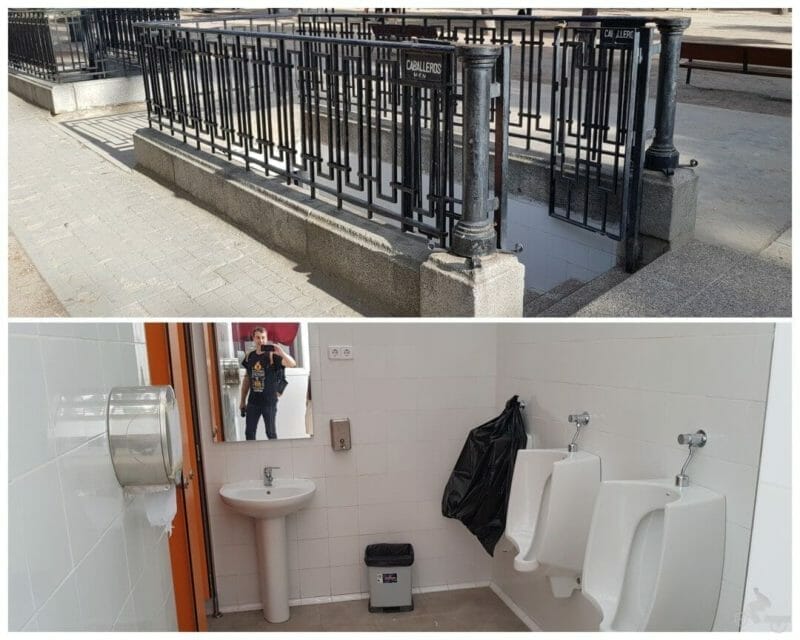 lavabos del retiro