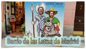 barrio de las letras Madrid