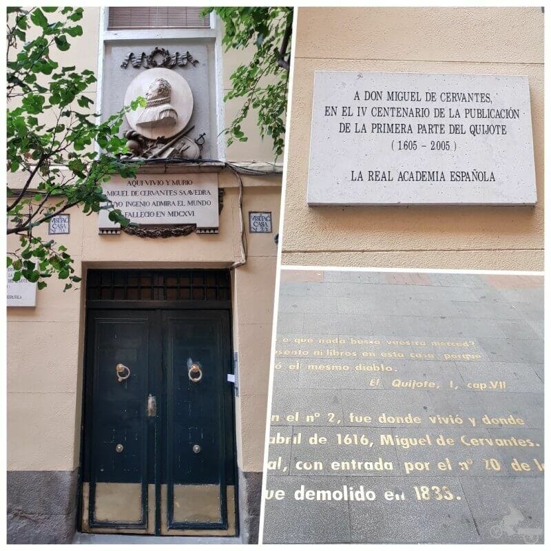 casa de cervantes barrio letras madrid