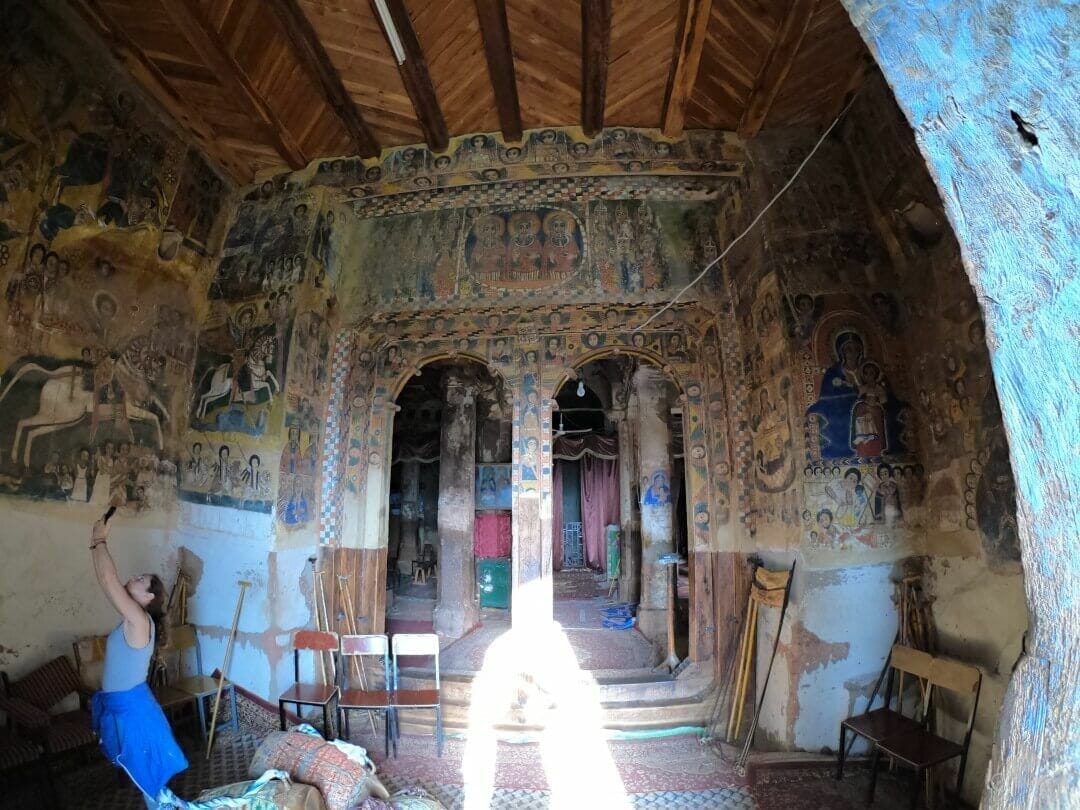 frescos murales iglesias gheralta