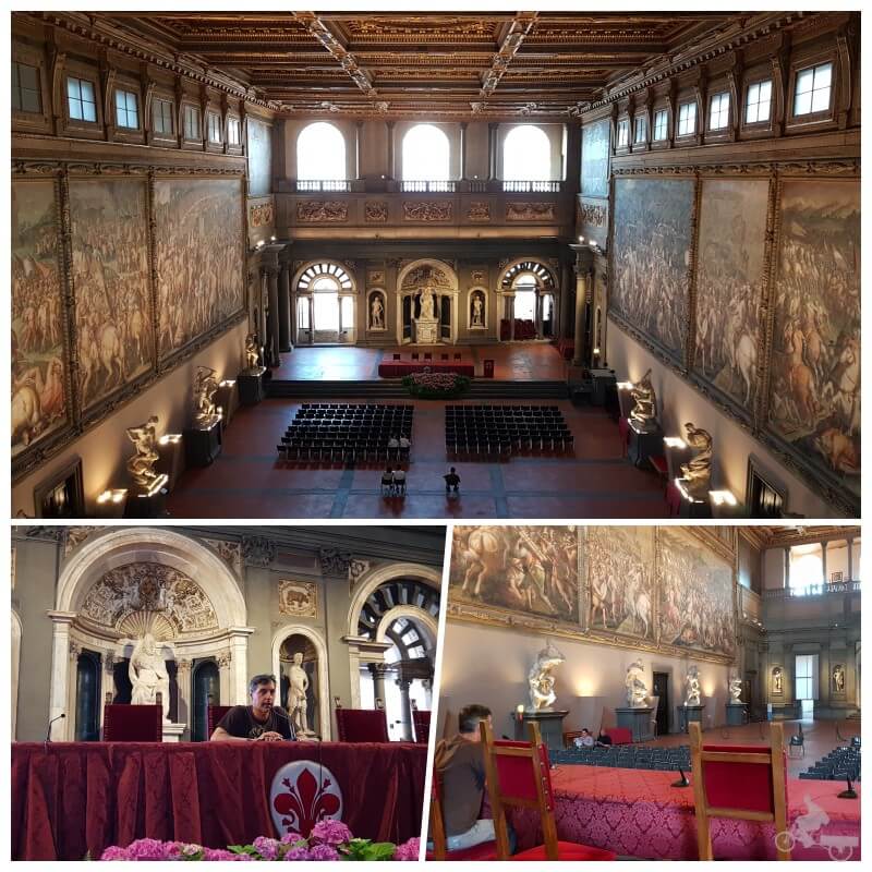 Sala Cinquecento del palazzo vecchio