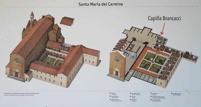 capilla brancacci iglesia del carmine