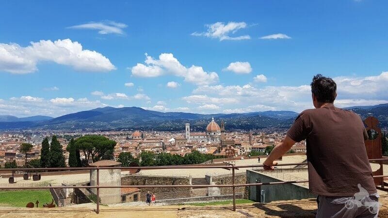 vistas desde el forte belvedere