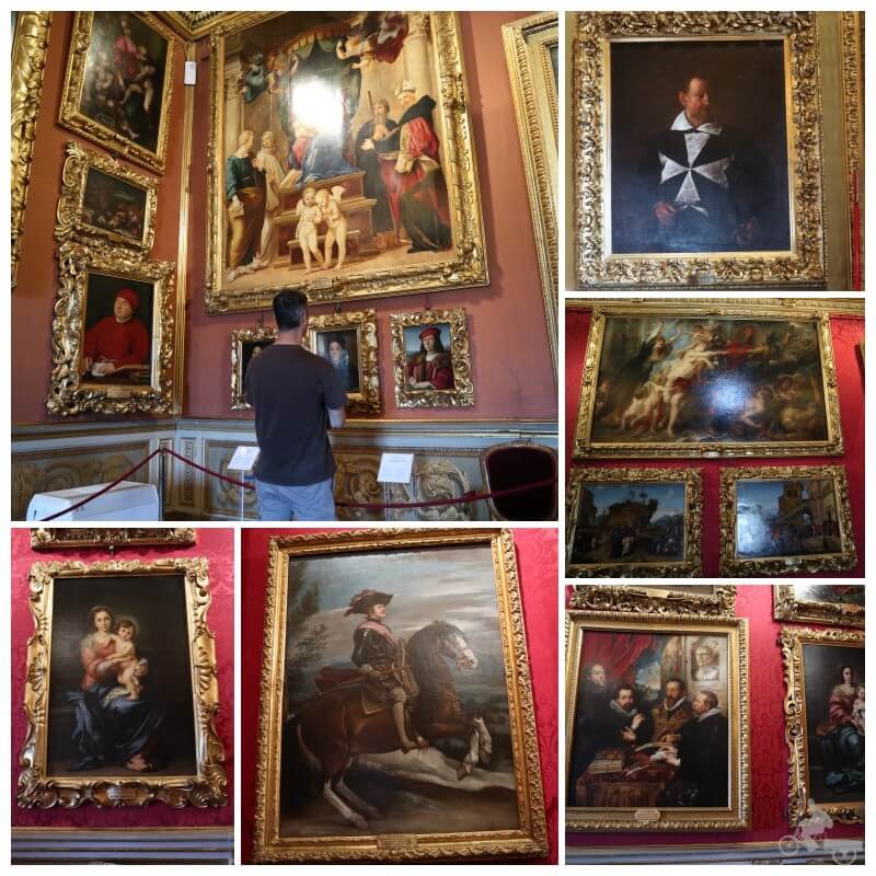 galeria palatina palacio pitti