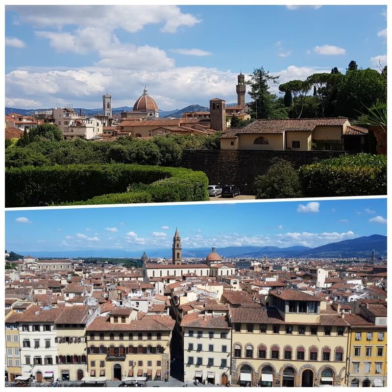 vistas florencia desde palacio pitti