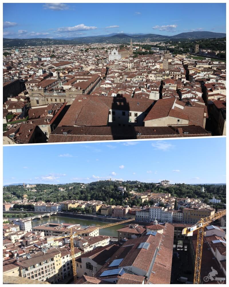 vistas desde la torre arnolfo en el palazzo vecchio