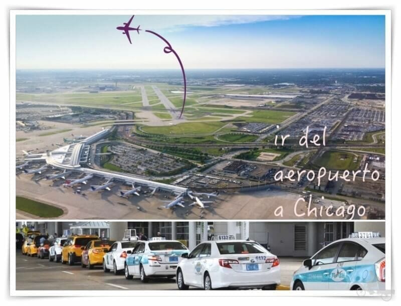 como llegar del aeropuerto de chicago al centro