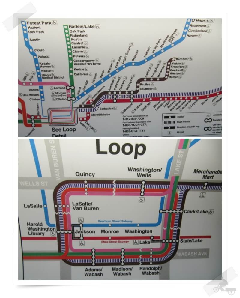 línea metro Chicago