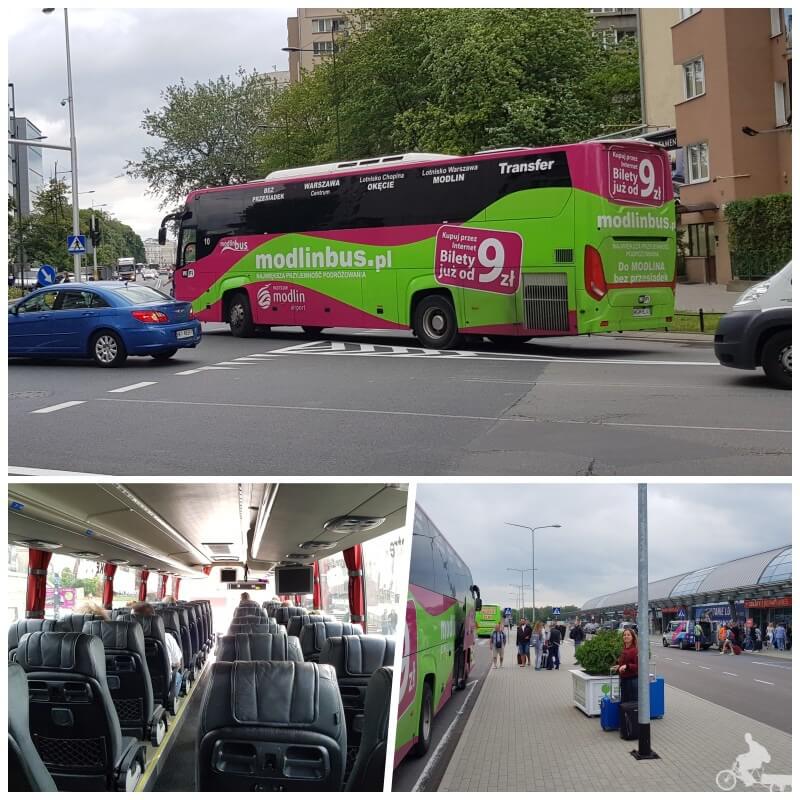 modlin bus aeropuerto varsovia