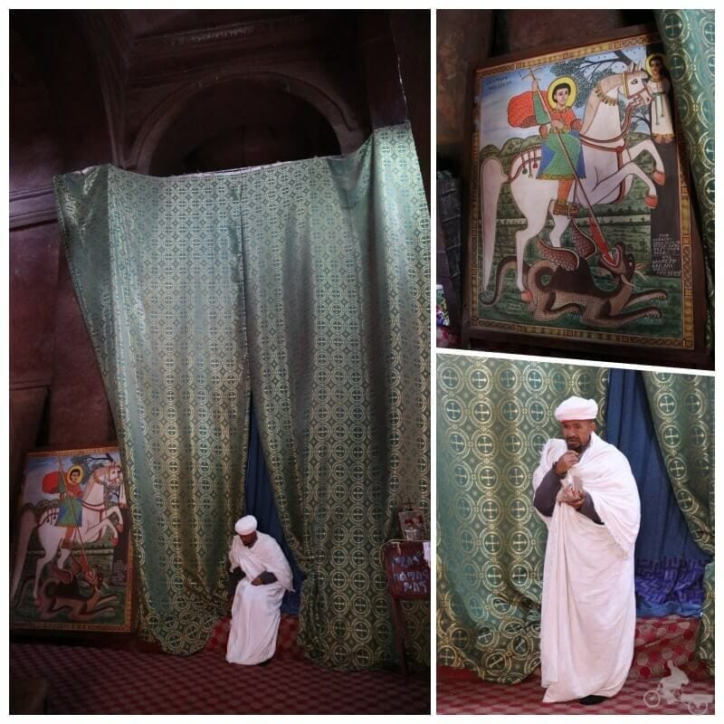 cuadro de san jorge en lalibela