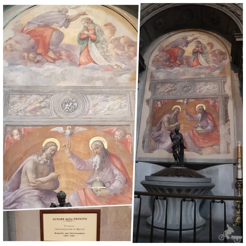 altar de la trinidad iglesia ognissanti