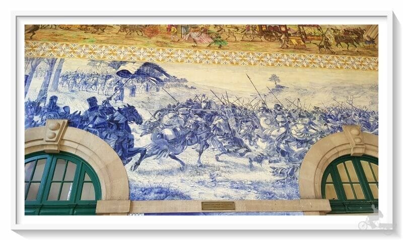 Torneo o batalla de los Arcos de Valdevez en la estación de sao Bento