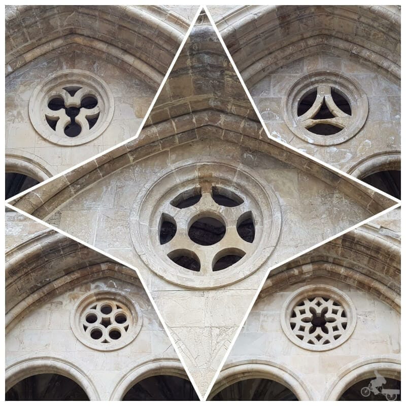 exterior rosetones catedral de coimbra