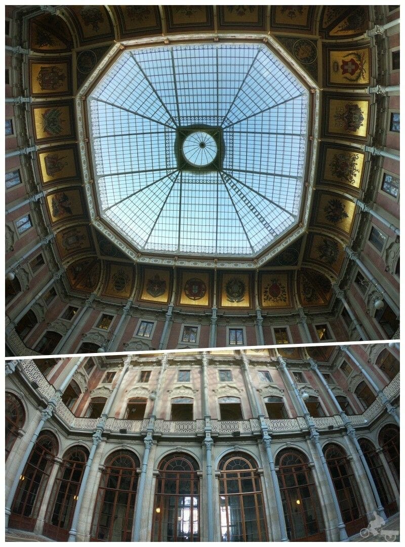 patio de las naciones del palacio da Bolsa