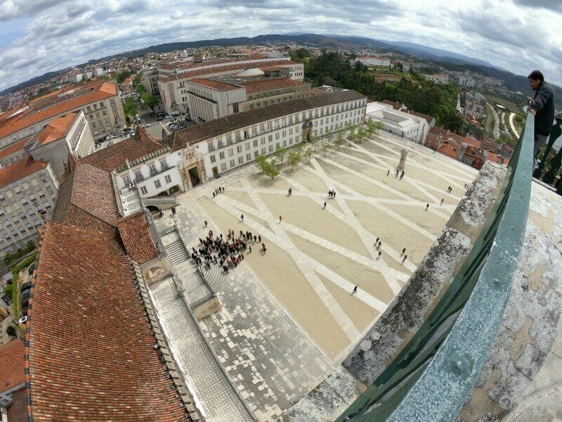 vistas torre universidad coimbra