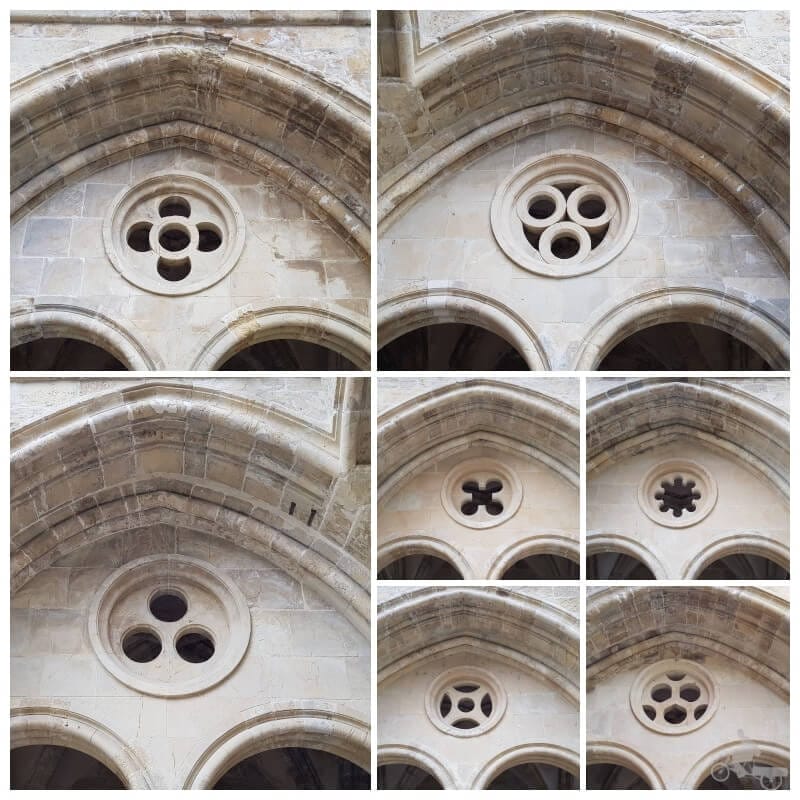 exterior rosetones catedral de coimbra