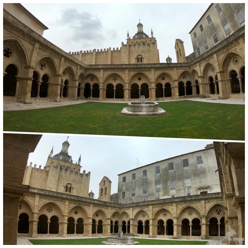 claustro de la catedral vieja de Coimbra se Velha