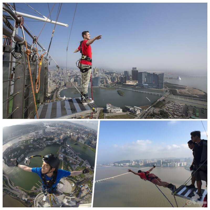 Bungee jumping macau tower