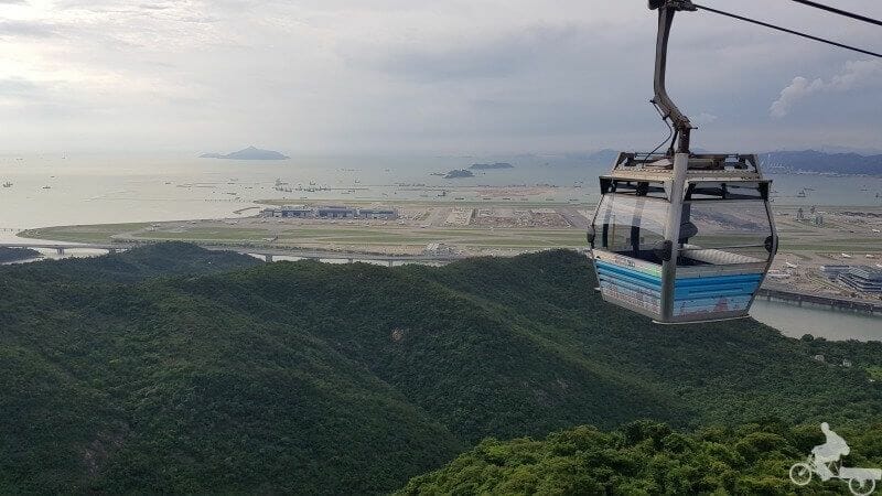 aeropuerto desde teleferico hong kong