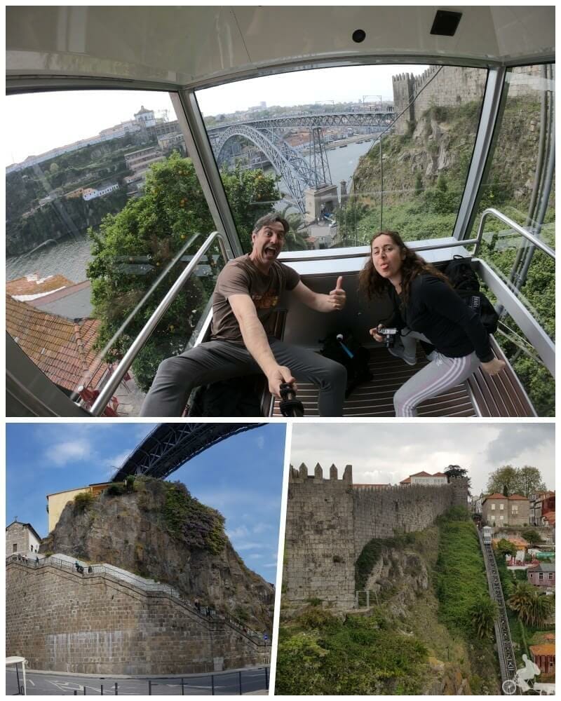 vistas puente don luis de oporto desde el funicular