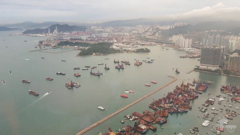isla de lantau desde el sky 100