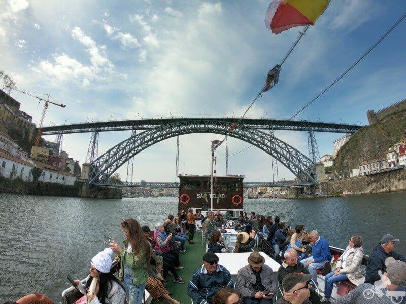 puente don luis I desde el río Duero
