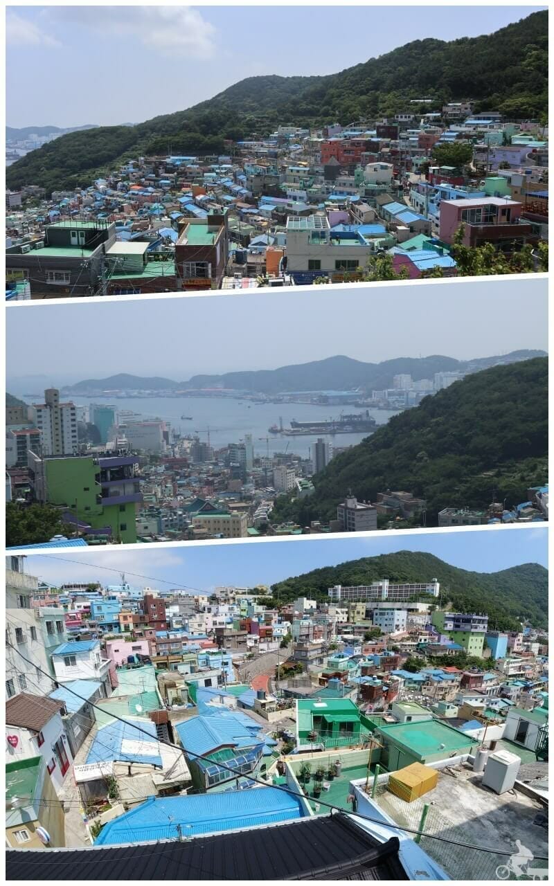 vistas en Gamcheon Culture Village - Santorini de Corea del Sur