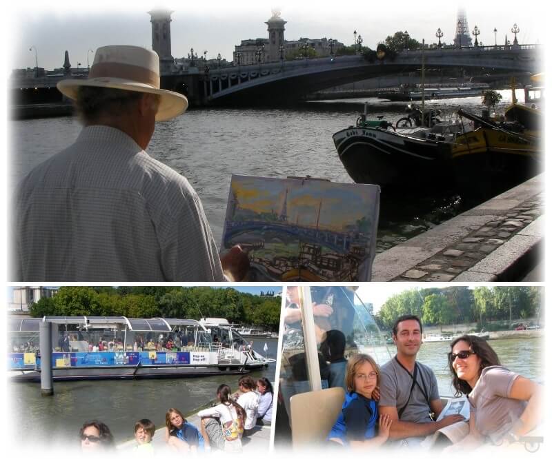 paseos en barco por el río Sena