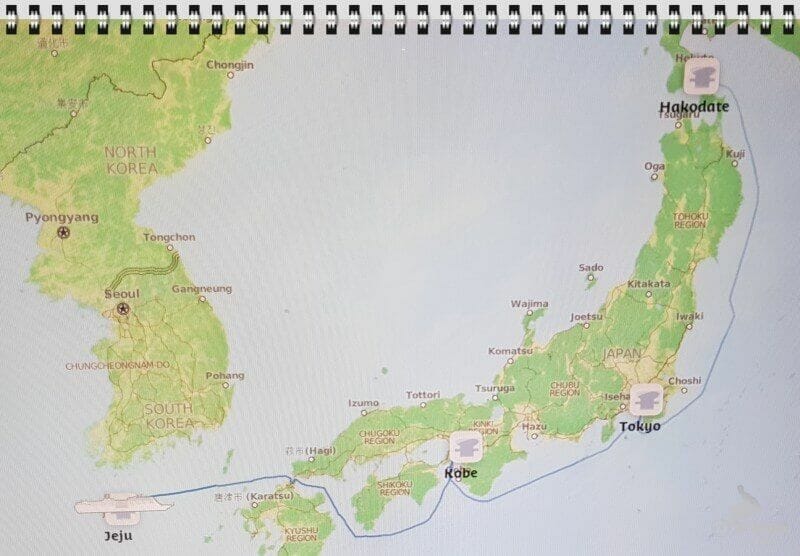 de tokio a isla de jeju